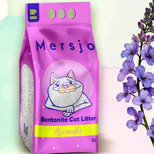 Litière pour Chat - Bentonite Lavande - 10L