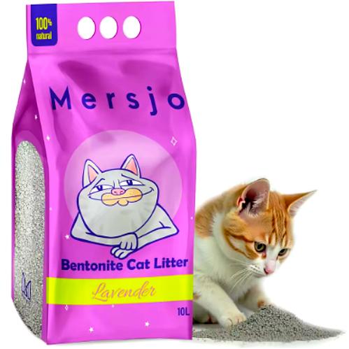 Litière pour Chat - Bentonite Lavande - 10L