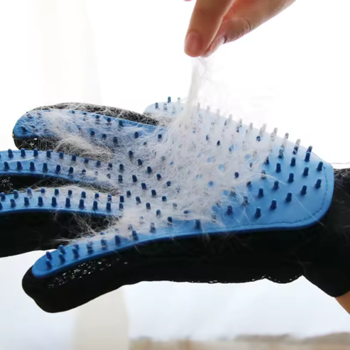Gants de toilettage pour animaux de compagnie